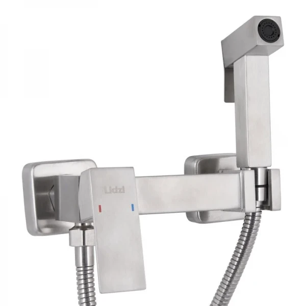 Набор для гигиенического душа Lidz Kubis 110 Nickel LDKUB110NKS46103 прямоугольный