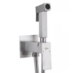 Набор для гигиенического душа Lidz Kubis 111 Nickel LDKUB111NKS46106 прямоугольный