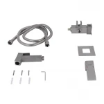 Набор для гигиенического душа Lidz Kubis 111 Nickel LDKUB111NKS46106 прямоугольный