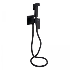 Набор для гигиенического душа Lidz Kubis 111 Black LDKUB111BLA46108 прямоугольный