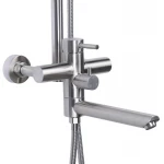 Душевая система универсальная Lidz Aria 1033 на три потребителя (с изливом) (k35) LDARI1033NKS46109 Nickel