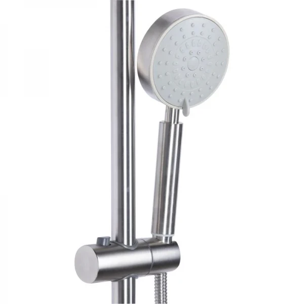 Душевая система универсальная Lidz Aria 1033 на три потребителя (с изливом) (k35) LDARI1033NKS46109 Nickel