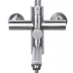 Душевая система универсальная Lidz Aria 1033 на три потребителя (с изливом) (k35) LDARI1033NKS46109 Nickel