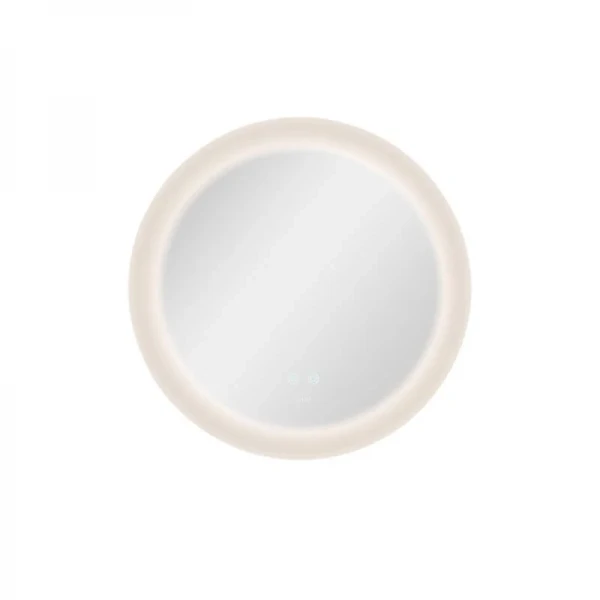 Дзеркало Qtap Taurus R600 з LED-підсвічуванням Touch, з антизапотіванням, з димером, рег. темп. кольору (3000-6500K) QT2478R607