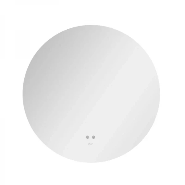 Дзеркало Qtap Taurus R800 з LED-підсвічуванням Touch, з антизапотіванням, з димером, рег. темп. кольору (3000-6500K) QT2478R807