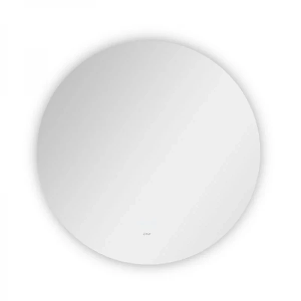 Дзеркало Qtap Taurus R800 з LED-підсвічуванням Touch, з антизапотіванням, з димером, рег. темп. кольору (3000-6500K) QT2478R807
