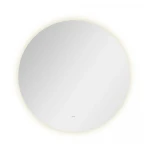Дзеркало Qtap Taurus R800 з LED-підсвічуванням Touch, з антизапотіванням, з димером, рег. темп. кольору (3000-6500K) QT2478R807