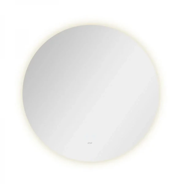 Дзеркало Qtap Taurus R800 з LED-підсвічуванням Touch, з антизапотіванням, з димером, рег. темп. кольору (3000-6500K) QT2478R807