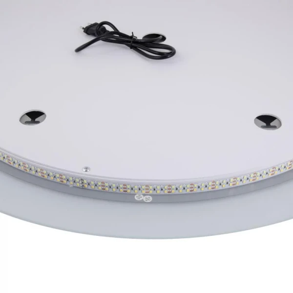 Дзеркало Qtap Taurus R800 з LED-підсвічуванням Touch, з антизапотіванням, з димером, рег. темп. кольору (3000-6500K) QT2478R807