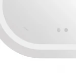 Дзеркало Qtap Gemini 500х700 з LED-підсвічуванням Touch, з антизапотіванням, з димером, рег. темп. кольору (3000-6500K) Reverse QT2578R5070