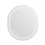 Дзеркало Qtap Gemini 800х700 з LED-підсвічуванням Touch, з антизапотіванням, з димером, рег. темп. кольору (3000-6500K) Reverse QT2578R8070
