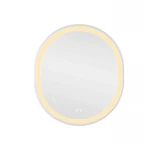 Дзеркало Qtap Gemini 800х700 з LED-підсвічуванням Touch, з антизапотіванням, з димером, рег. темп. кольору (3000-6500K) Reverse QT2578R8071W