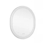 Дзеркало Qtap Gemini 800х700 з LED-підсвічуванням Touch, з антизапотіванням, з димером, рег. темп. кольору (3000-6500K) Reverse QT2578R8071W