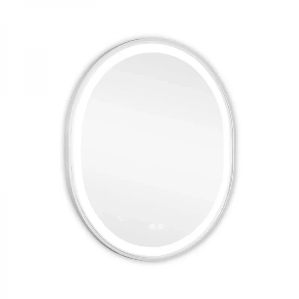 Дзеркало Qtap Gemini 800х700 з LED-підсвічуванням Touch, з антизапотіванням, з димером, рег. темп. кольору (3000-6500K) Reverse QT2578R8071W