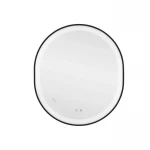 Дзеркало Qtap Gemini 800х700 з LED-підсвічуванням Touch, з антизапотіванням, з димером, рег. темп. кольору (3000-6500K) Reverse QT2578R8072B