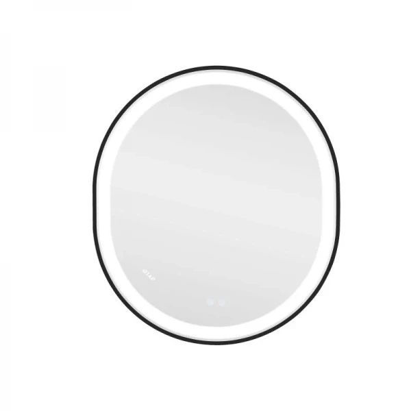 Дзеркало Qtap Gemini 800х700 з LED-підсвічуванням Touch, з антизапотіванням, з димером, рег. темп. кольору (3000-6500K) Reverse QT2578R8072B