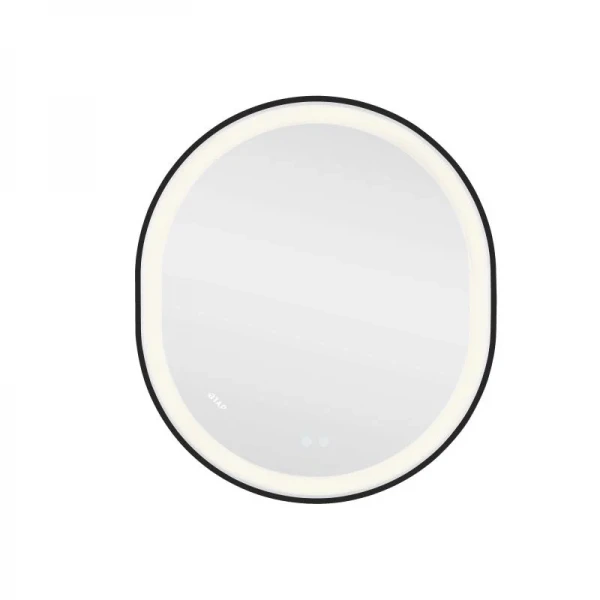 Дзеркало Qtap Gemini 800х700 з LED-підсвічуванням Touch, з антизапотіванням, з димером, рег. темп. кольору (3000-6500K) Reverse QT2578R8072B