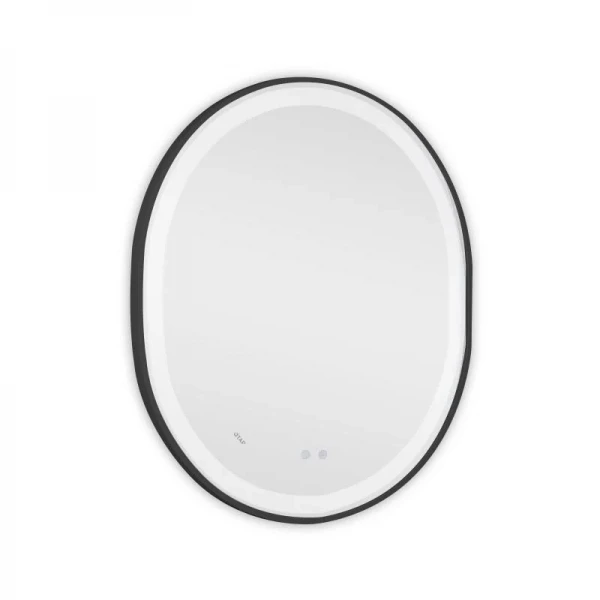 Дзеркало Qtap Gemini 800х700 з LED-підсвічуванням Touch, з антизапотіванням, з димером, рег. темп. кольору (3000-6500K) Reverse QT2578R8072B