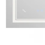 Дзеркало Qtap Cardinal 600х800 з LED-підсвічуванням Touch, з антизапотіванням, з димером, рег. темп. кольору (3000-6500K) Reverse QT0478C6080