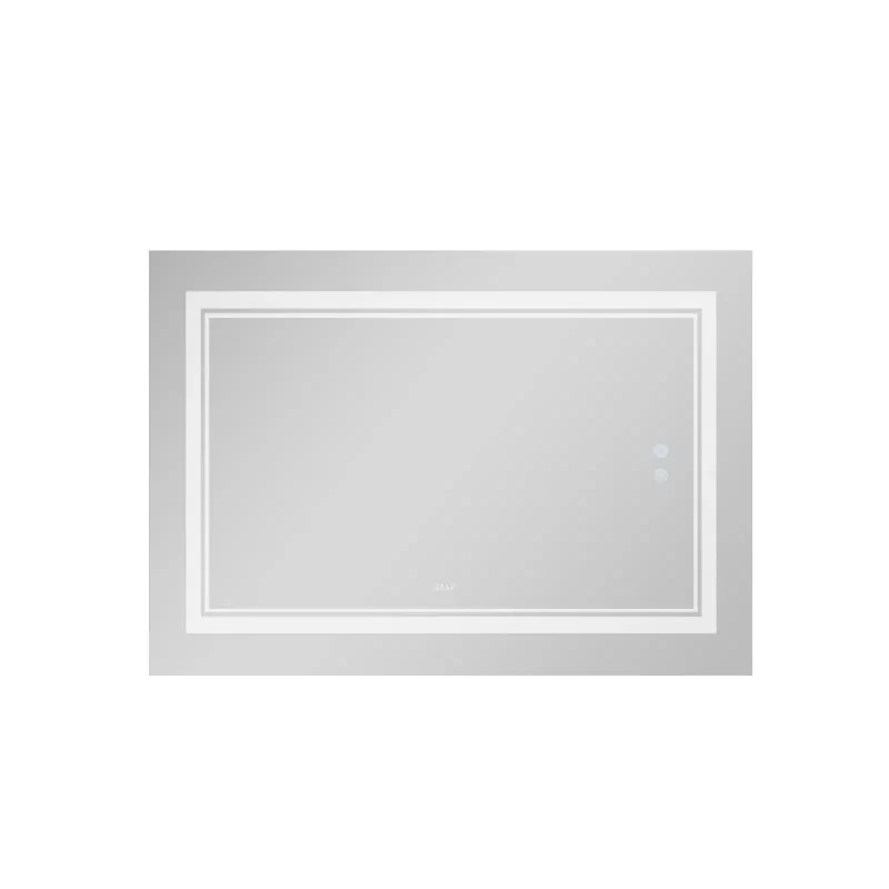 Дзеркало Qtap Cardinal 1200х800 з LED-підсвічуванням Touch, з антизапотіванням, з димером, рег. темп. кольору (3000-6500K) QT0478C12080