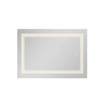 Дзеркало Qtap Cardinal 1200х800 з LED-підсвічуванням Touch, з антизапотіванням, з димером, рег. темп. кольору (3000-6500K) QT0478C12080