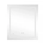 Дзеркало Lidz Kubis 700х800 з LED-підсвічуванням Touch, з антизапотіванням, з димером, рег. яскравості Reverse LD78LF9048070