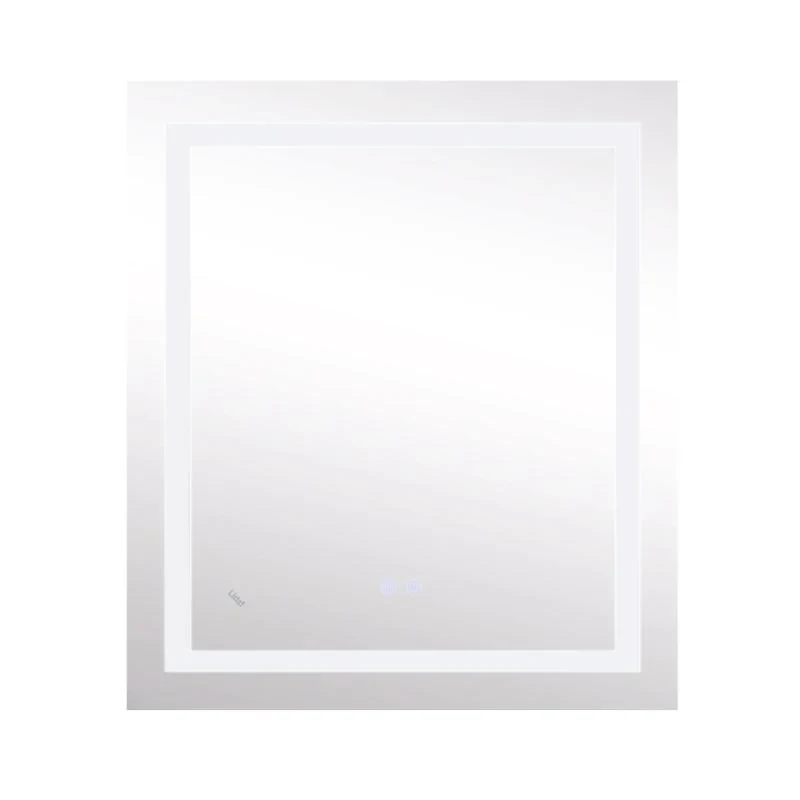 Дзеркало Lidz Kubis 700х800 з LED-підсвічуванням Touch, з антизапотіванням, з димером, рег. яскравості Reverse LD78LF9048070