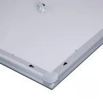 Дзеркало Lidz Kubis 700х800 з LED-підсвічуванням Touch, з антизапотіванням, з димером, рег. яскравості Reverse LD78LF9048070