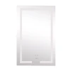 Дзеркало Lidz Kubis 500х800 з LED-підсвічуванням Touch, з антизапотіванням, з димером, рег. яскравості LD78LF9365080