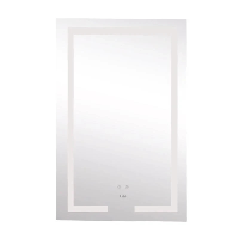 Дзеркало Lidz Kubis 500х800 з LED-підсвічуванням Touch, з антизапотіванням, з димером, рег. яскравості LD78LF9365080