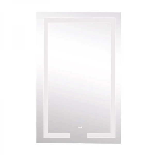 Дзеркало Lidz Kubis 500х800 з LED-підсвічуванням Touch, з антизапотіванням, з димером, рег. яскравості LD78LF9365080