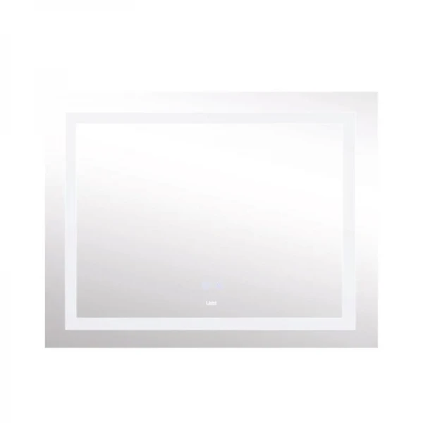 Дзеркало Lidz Kubis 1000х800 з LED-підсвічуванням Touch, з антизапотіванням, з димером, рег. яскравості LD78LF61410080
