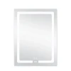 Дзеркало Lidz Kubis 600х800 з LED-підсвічуванням Touch, з антизапотіванням, з димером, рег. яскравості LD78LF9376080