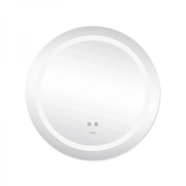 Зеркало Lidz Aria R600 с LED-подсветкой Touch, с антизапотеванием, с диммером, рег. яркости LD78LR600