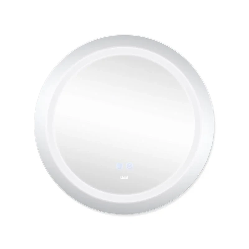 Дзеркало Lidz Aria R600 з LED-підсвічуванням Touch, з антизапотіванням, з димером, рег. яскравості LD78LR600