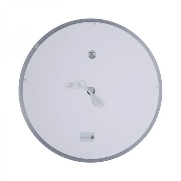 Зеркало Lidz Aria R600 с LED-подсветкой Touch, с антизапотеванием, с диммером, рег. яркости LD78LR600