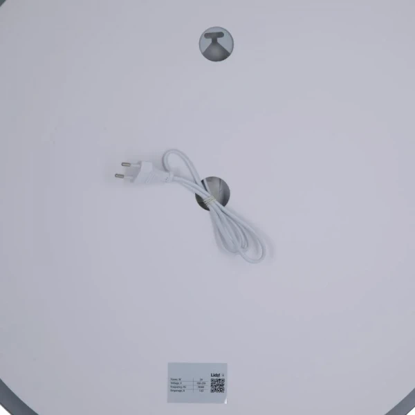 Зеркало Lidz Aria R600 с LED-подсветкой Touch, с антизапотеванием, с диммером, рег. яркости LD78LR600