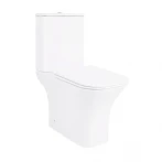 Унітаз-компакт Qtap Presto Quadro безободковий з сидінням Soft-close QT24221215AW