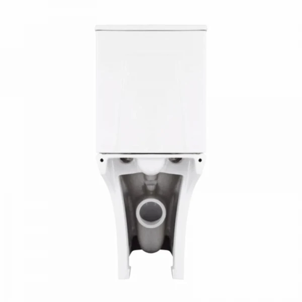 Унітаз-компакт Qtap Presto Quadro безободковий з сидінням Soft-close QT24221215AW