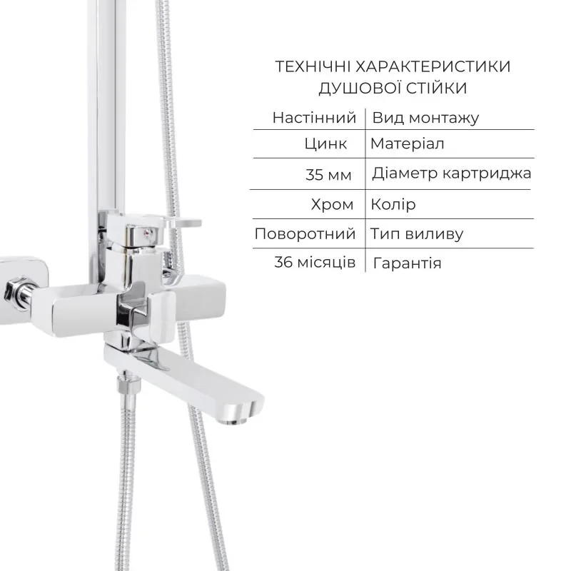 Набор смесителей Wawel 001 + Wawel 1030 Chrome
