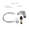 Набор смесителей Wieza 001 + Wieza 006 Chrome