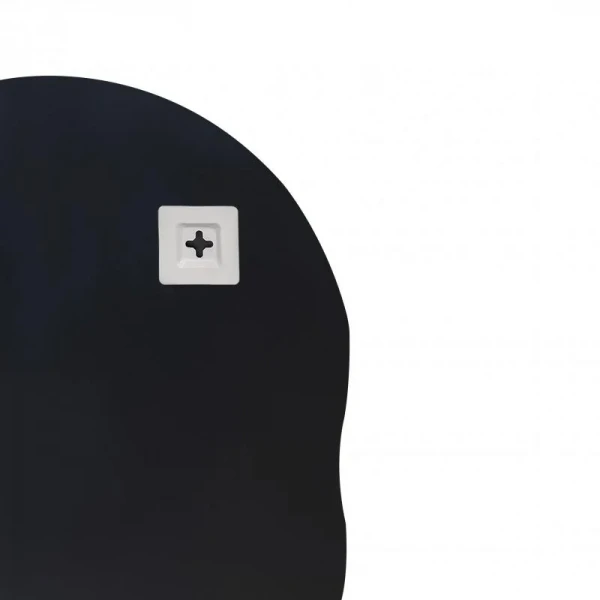 Дзеркало Lidz Anny 140.07.02 (1) 600х850х106 настінне з поличкою прямокутне з дугоподібним верхом та фігурними боками LD78AN6085