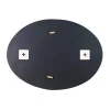 Зеркало Lidz Latwa 140.07.11 425х575 настенное овальное с декором LD78LA4257