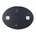 Дзеркало Lidz Latwa 140.07.11 425х575 настінне овальне з декором LD78LA4257