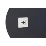 Дзеркало Lidz Latwa 140.07.11 425х575 настінне овальне з декором LD78LA4257