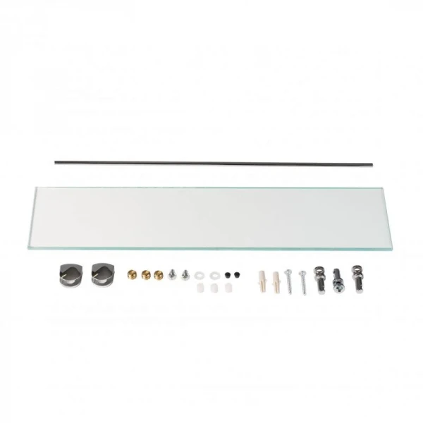 Зеркало Lidz Anny 140.07.02 425х575х105 настенное с полочкой прямоугольное с дугообразным верхом и фигурными боками LD78AN4557