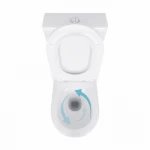 Унітаз підлоговий Qtap Robin New Ultra Quiet безобідковий з сидінням Soft-close WHITE QT13226083AW