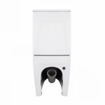 Унітаз підлоговий Qtap Robin New Ultra Quiet безобідковий з сидінням Soft-close WHITE QT13226083AW