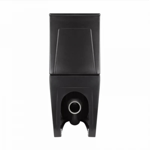 Унітаз підлоговий Qtap Robin Ultra Quiet безобідковий з сидінням Soft-close MATT BLACK QT13226083AMB