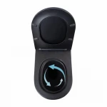 Унітаз підвісний Qtap Scorpio Ultra Quiet безобідковий з сидінням Soft-close MATT BLACK QT14332380AMB